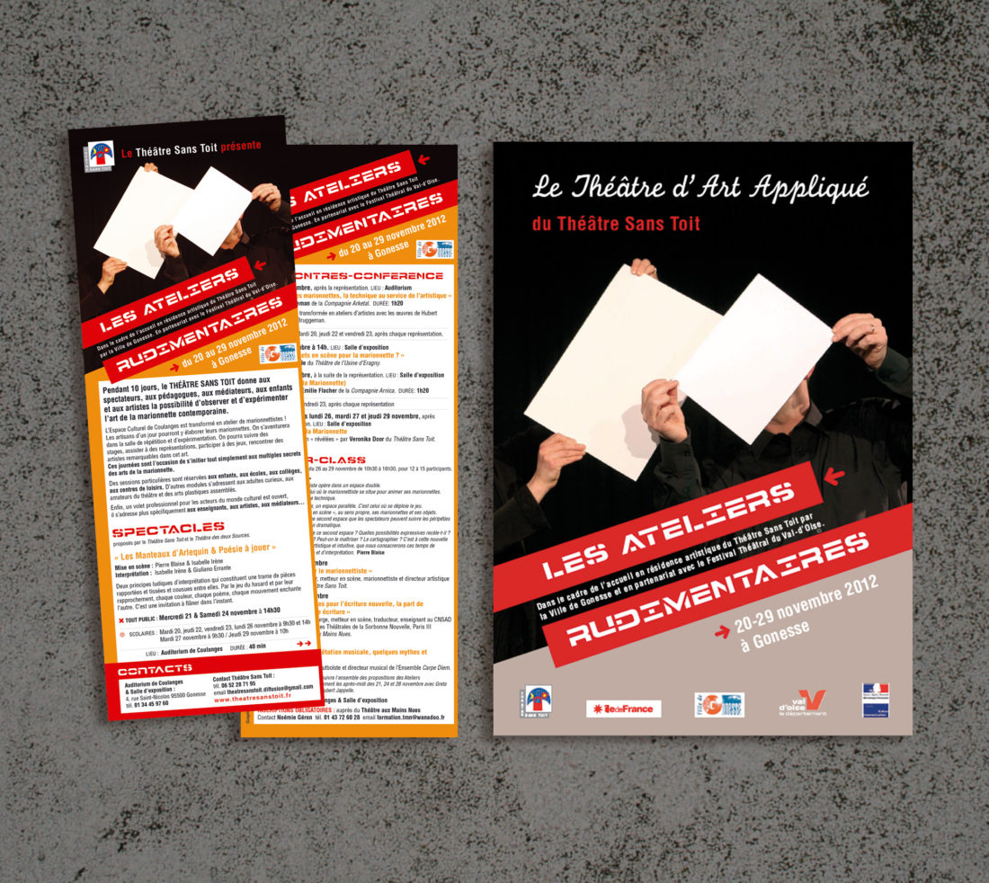 Théâtre sans toit Ateliers rudimentaires