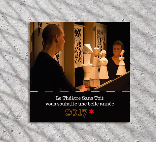 Théâtre Sans Toit carte de vœux