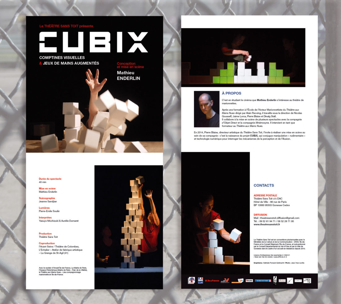 Théâtre Sans Toit spectacle « CUBIX »